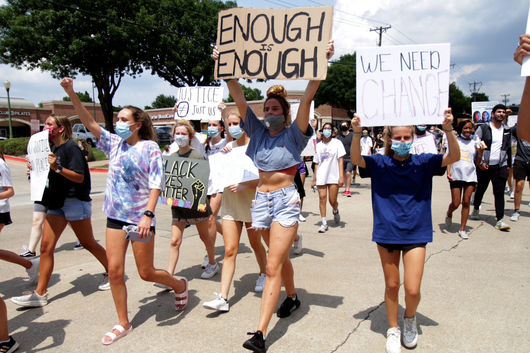 Plano protest